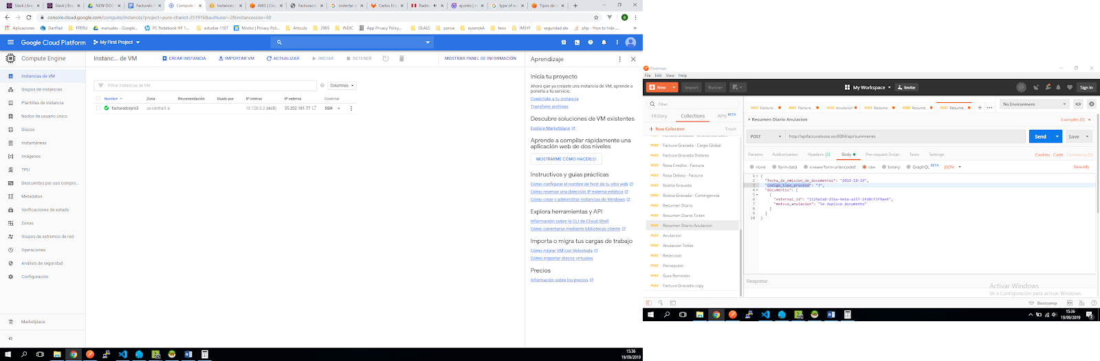 Instancias VM GCP